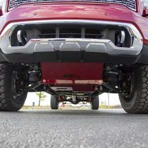 Ford Excursion Brake Kit - Front - R1 Concepts - Drilled/Slotted Rotors + Off-Road/Tow Pads - `99-`05